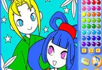 Manga Mania Coloring Jeu Manga Mania Coloring Jeu