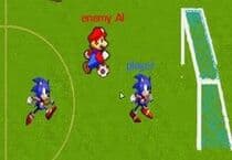 Mario contre Sonic Football Jeu Mario contre Sonic Football Jeu