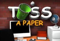 Toss a paper Jeu Toss a paper Jeu