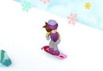 Barbie Fait du Snowboard Jeu