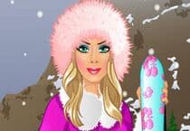 Barbie Goes Skiing