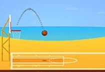 Basket Ball Sur La Plage En Californie Jeu