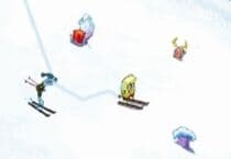Bob l'Éponge au Ski Jeu