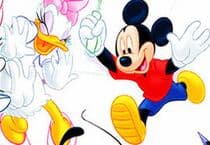 Coloriage Matheux pour Mickey Jeu