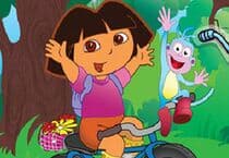 Dora fait du Vélo