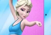 Elsa Gym Workout Jeu