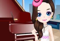 Girl Play the Piano