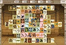 Jouer Au Mahjong Sur Le Thème De L'égypte Et Des Pharaons