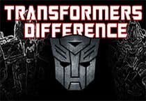 Les différences Transformers Jeu