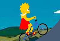Lisa Simpson Fait du Vélo
