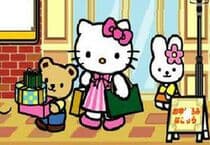 Puzzle Hello Kitty fait du Shopping Jeu