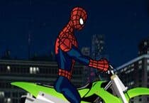 Spiderman Défi en Moto