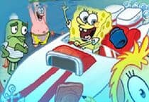 Spongebob Boat Race