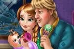 Anna and Kristoff Baby Feeding Jeu