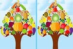 Arbre à légumes Différences Jeu