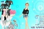 Blue Stars Dress Up Jeu