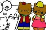 Coloriage Hello Kitty Jeu