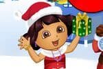 Dora with Santa Dressup Jeu