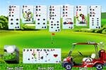 Empiler Cartes Au Golf Jeu