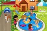 Kids Swimming Pool Decor Jeu