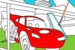 Lightning Mcqueen Coloring Jeu