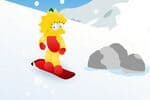 Lisa Simpson Snowboard Jeu
