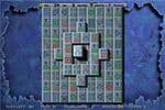 MahJongg 3D Deep Blue Abstrait Jeu