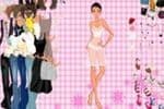 Pink Squares Dress Up Jeu