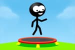 Trampoline Stickman Jeu