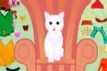 White Cat Dressup Jeu