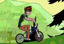 Ben 10 Riding Bike