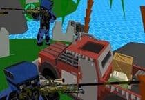 Blocky Combat Swat