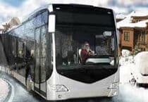 Chauffeur de Bus d'Hiver