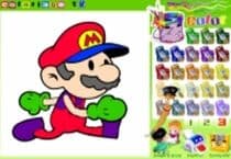 Coloriage Mario