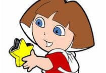 Coloring Dora Star