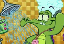 Crocodile Sous la Douche