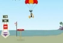 Descente en Parachute pour Daffy