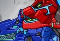 Dino Robot : Tyrano Red et Tricera Blue