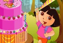 Dora Birthday Cake Decor