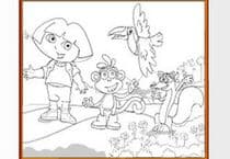 Dora Coloring Page