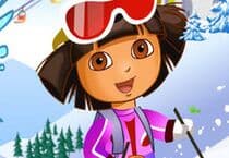 Dora Fait du Saut à Ski