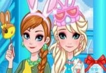 Frozen Sisters Easter Fun