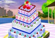 Gâteau de Mariage en Plein Air Gâteau de Mariage en Plein Air