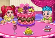 Fille : Le Gâteau D'anniversaire
