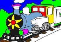 Livre de Coloriage de Trains