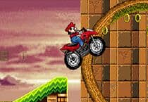 Mario ATV in Sonic Land