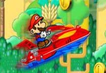 Mario fait du Jet Ski dans la Jungle