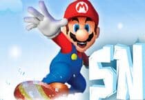 Mario Snow Skating