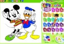 Peinture Mickey et Daffy