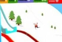 Père Noël Saut en Ski